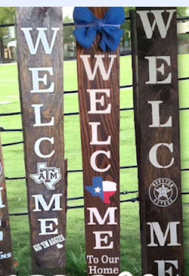 48" TEXAS A&M Porch sign with White Emblem  - Weatherproof
