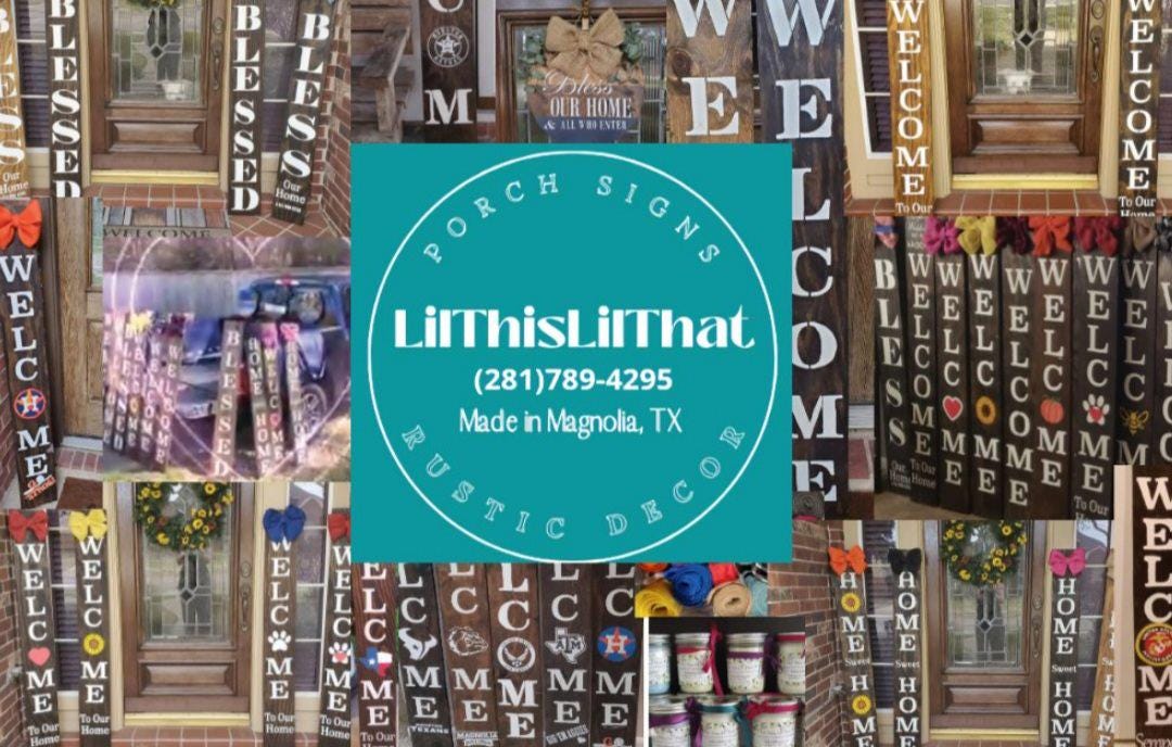 60 "inch  Welcome Summer Front  Porch Sign - Weatherproofed - Heavy - Rustic