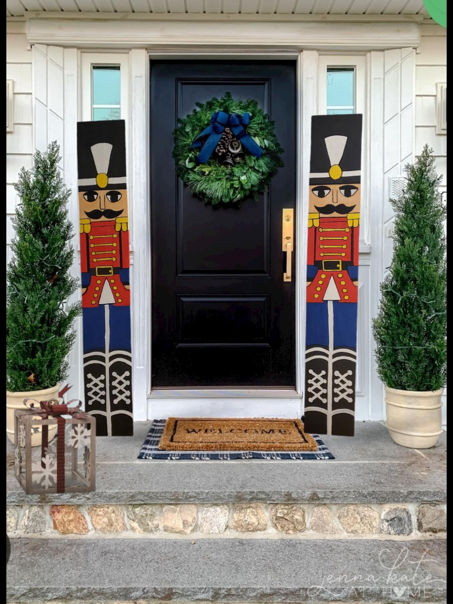 Toy Soldier Nutcracker Christmas All Weather  Wooden Porch Leaner Sign Sealed