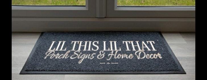 Custom Heavy Duty LOGO Entryway Mat - Multiple Sizes - Business or Residential