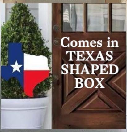 Texas Flag Wooden Yard Art: Large Texas Cutout with Stake